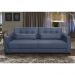 Sofá Living IDEA 3 Lugares 2,00 metros Veludo - 24 Azul Marinho