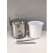 Balde de gelo Inox com tampa pinça e container removivel 2,3L Forma 807909 