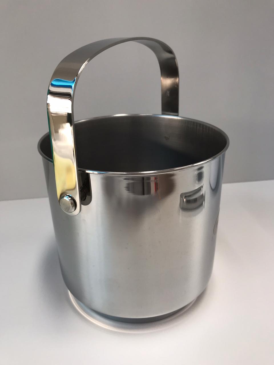 Balde de gelo Inox com tampa pinça e container removivel 2,3L Forma 807909 