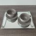 Bandeja Espelhada Para Sala Aço Inox Andrea 35x25cm Retangular De Servir