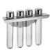 Porta Temperos Organizador Magnético Aço Inox 4 Potes Plásticos Forma