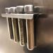 Porta Temperos Organizador Magnético Aço Inox 4 Potes Plásticos Forma