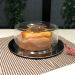 Prato Para Queijo 25cm Porta Bolo Aço Inox Tampa Transparente Vision