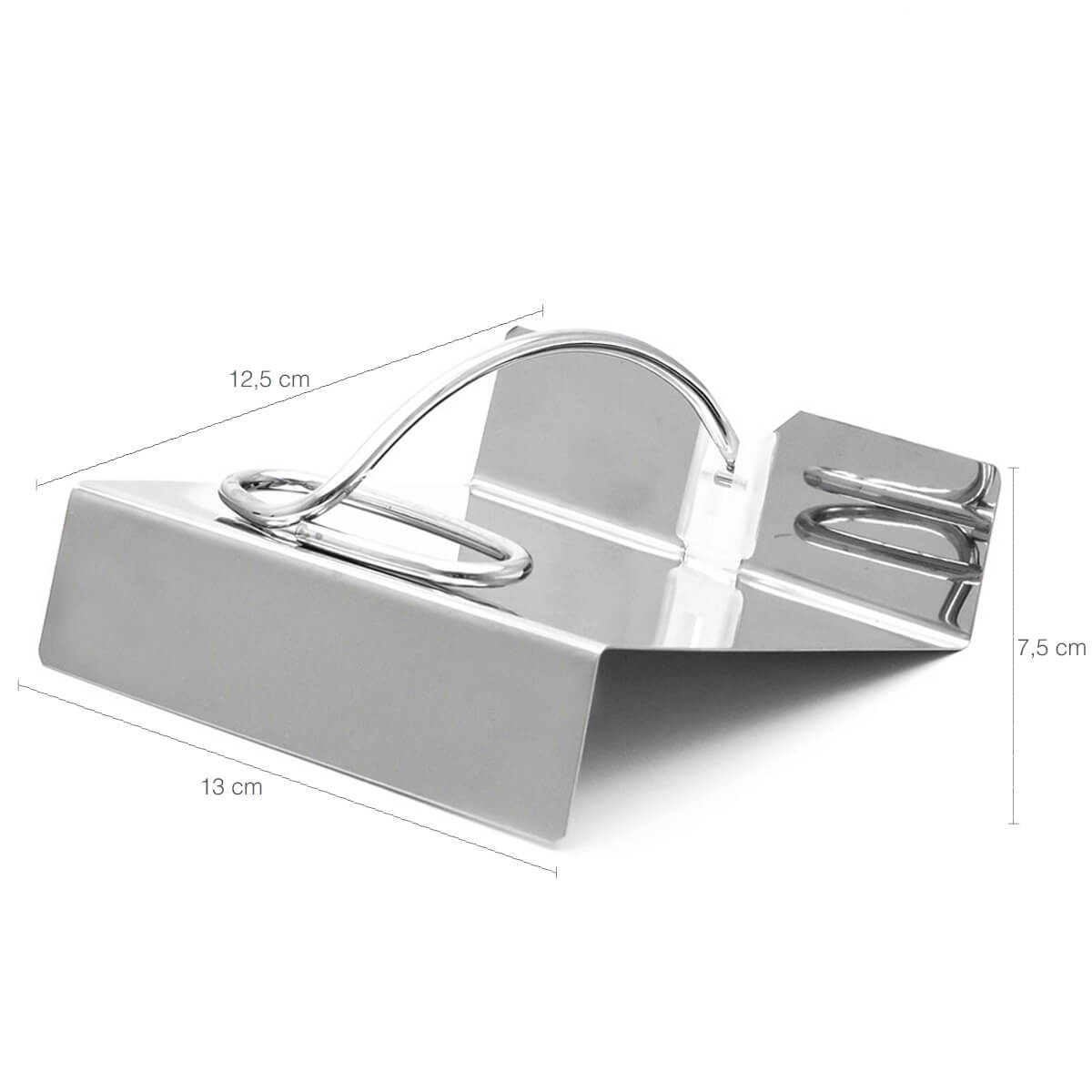Suporte Porta Guardanapo Retangular Gloss Com Contrapeso Aço Inox