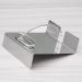 Kit 3 Porta Guardanapos de Papel 11x11cm Aço Inox Suporte Mesa Posta