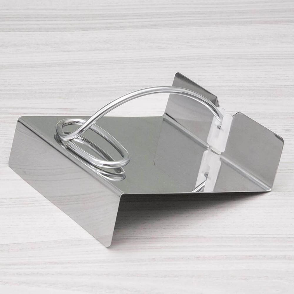 Kit 3 Porta Guardanapos de Papel 11x11cm Aço Inox Suporte Mesa Posta