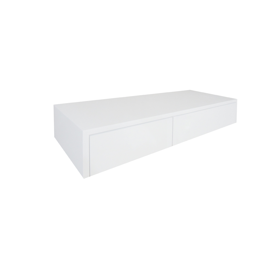 Aparador Penteadeira Console Suspenso Branco Laca