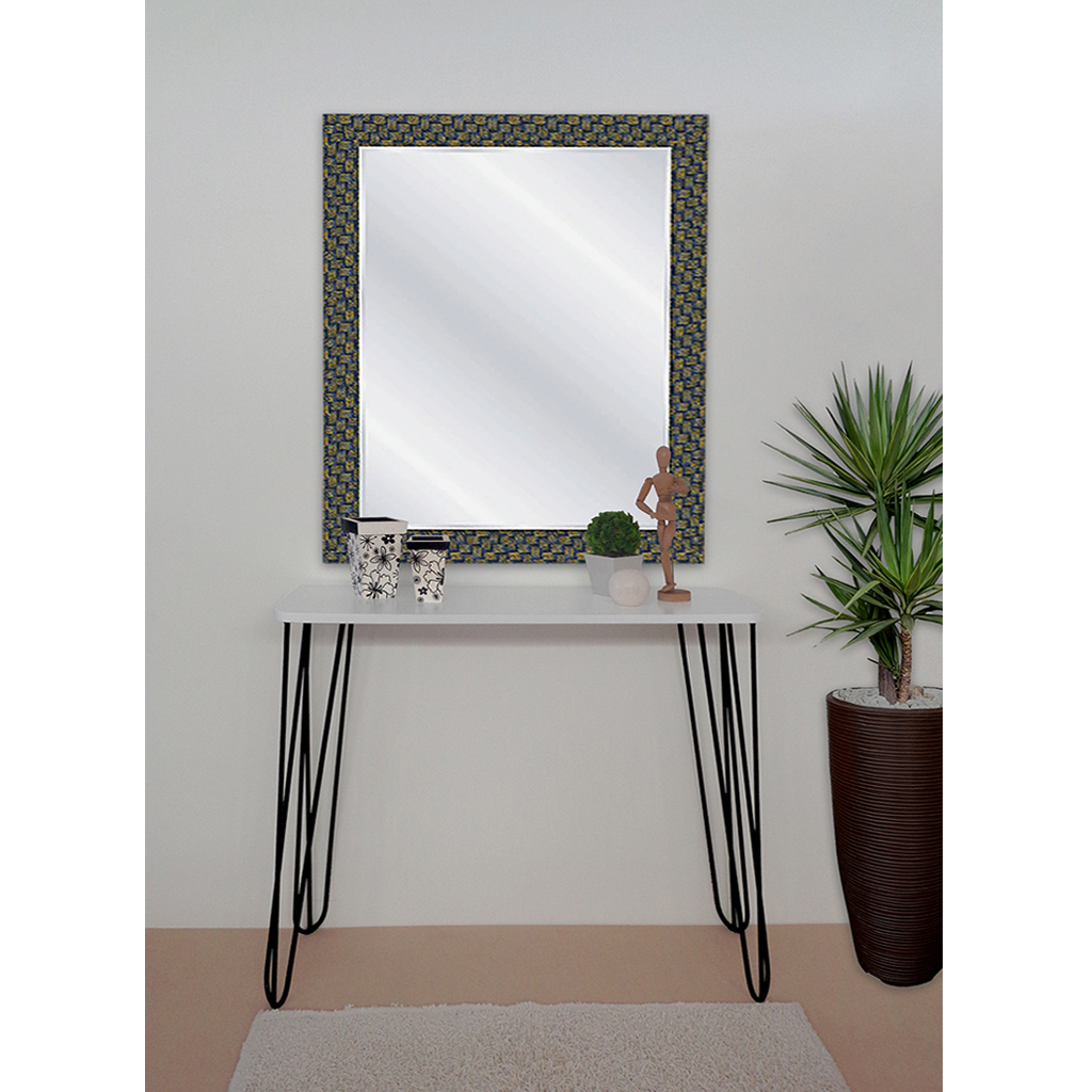 Aparador Tampo Console Pés Hairpin Legs Estilo Industrial Branco Laca