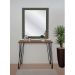 Aparador Tampo Console Pés Hairpin Legs Estilo Industrial Madeira Natural