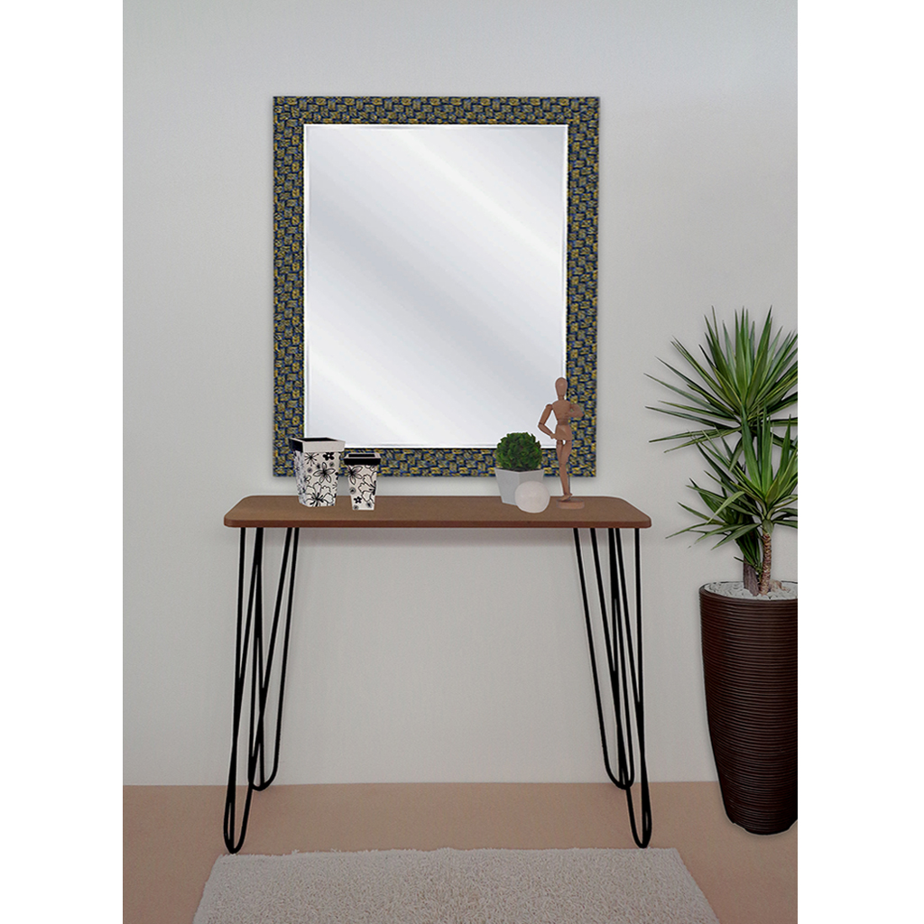 Aparador Tampo Console Pés Hairpin Legs Estilo Industrial Madeira Natural