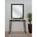 Aparador Tampo Console Pés Hairpin Legs Estilo Industrial Preto Laca