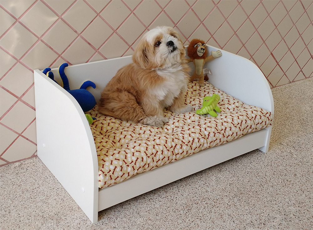 Berço Cama Pet Para Cães E Gatos Com Colchão Pequeno E Médio Porte