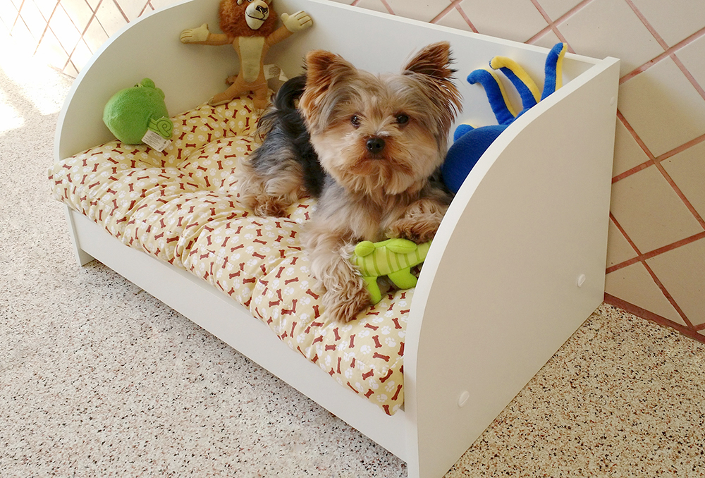 Berço Cama Pet Para Cães E Gatos Com Colchão Pequeno E Médio Porte