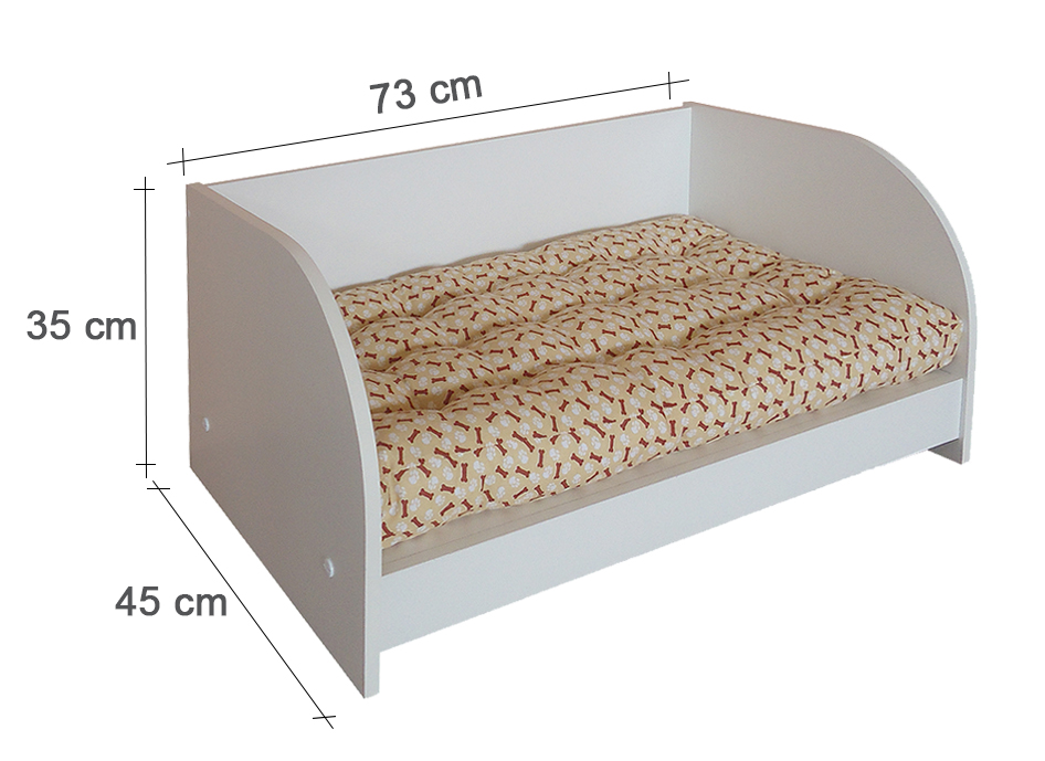 Berço Cama Pet Para Cães E Gatos Com Colchão Pequeno E Médio Porte