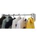 Cabideiro De Parede 80 cm Arara Camiseiro Calceiro Branco Laca