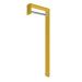 Cabideiro de Parede "J" Arara Camiseiro Porta Bolsas Amarelo Laca