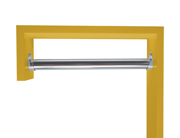 Cabideiro de Parede "J" Arara Camiseiro Porta Bolsas Amarelo Laca