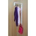 Cabideiro de Parede "J" Arara Camiseiro Porta Bolsas Branco Laca