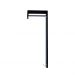 Cabideiro de Parede "J" Arara Camiseiro Porta Bolsas Preto Laca