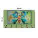 Cabideiro de Parede Porta Colar Chaves Cintos Toalhas - Borboleta verde