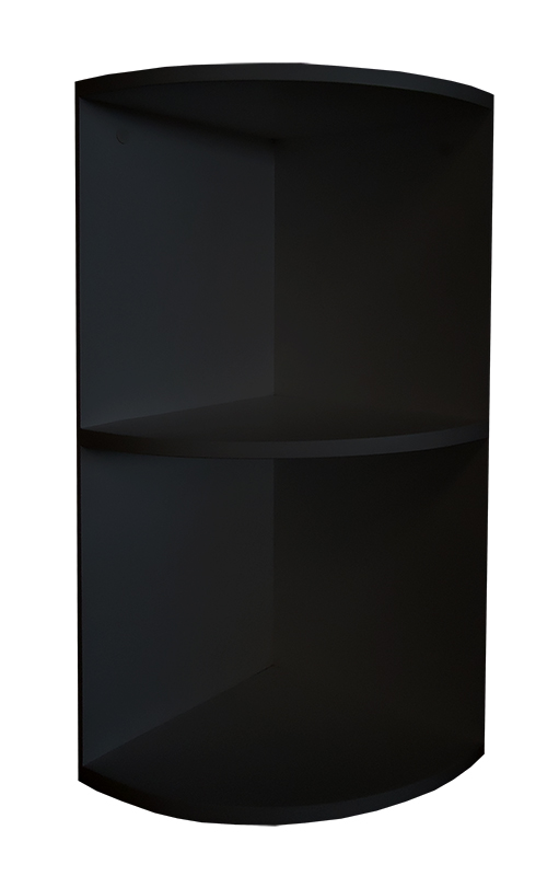 Cantoneira Nicho Prateleira de Canto Suspenso Multiuso Cozinha - Preto Laca