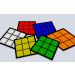 Conjunto Jogo Porta Copos com 6 unidades (2 em 1) com Imã - Colorido