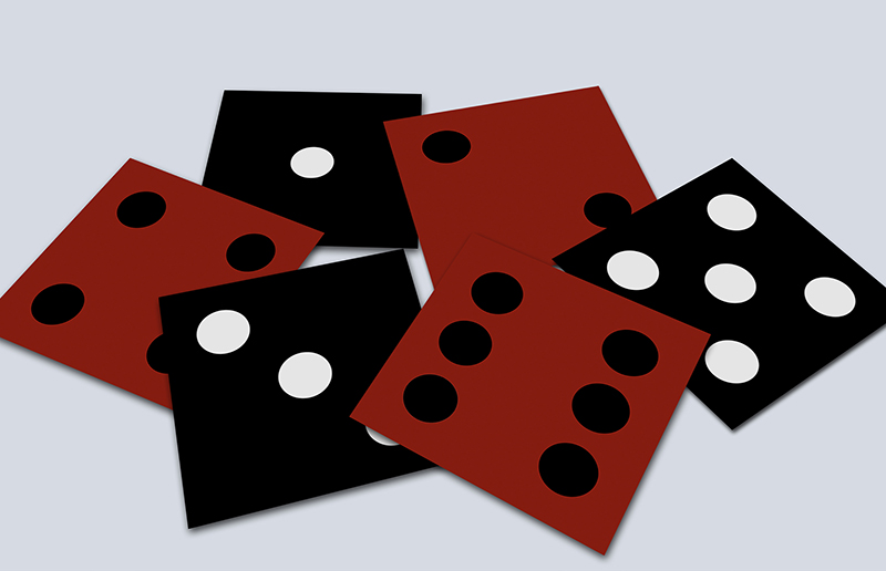 Conjunto Jogo Porta Copos com 6 unidades (2 em 1) com Imã - Dado