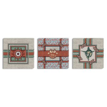 Conjunto Kit com 3 Quadros Náuticos Decorativos Linha Náutica Marinheiro - Mar 5 é boa?