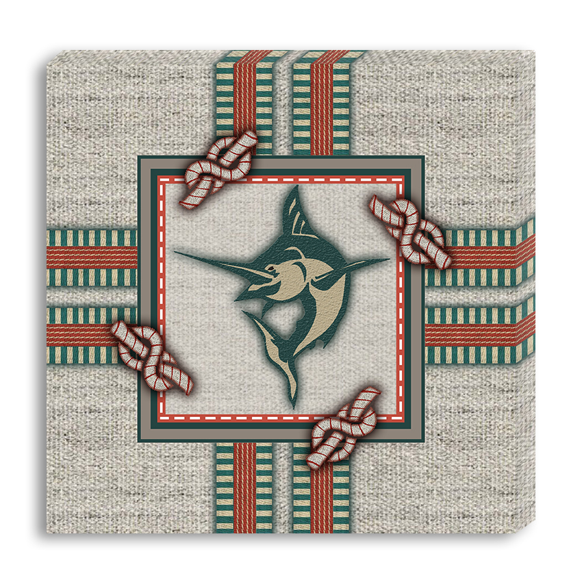 Conjunto Kit com 3 Quadros Náuticos Decorativos Linha Náutica Marinheiro - Mar 5
