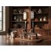Dispenser Dosador Serve Bebidas Drinks Whisky Bar Adega Estilo Industrial Preto Laca