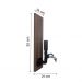 Dispenser Pingometro Parede Dosador Serve Bebidas Whisky Bar Adega Estilo Industrial Preto Laca