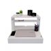 Escrivaninha Suspensa Bancada Compacta com Gaveta Mesa para Notebook Branco Laca