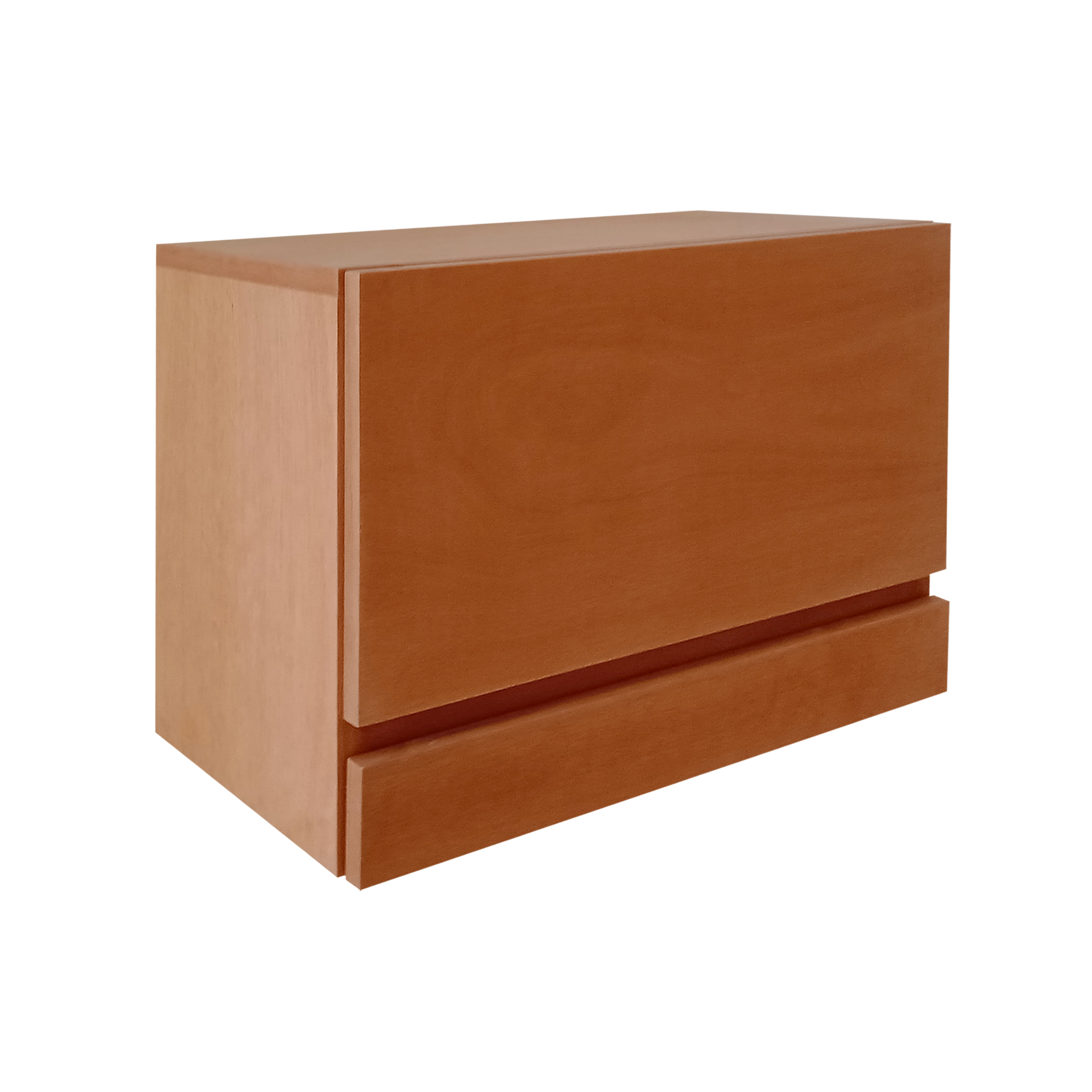 Escrivaninha Suspensa Bancada Compacta com Gaveta Mesa para Notebook Madeira Natural Curupixa