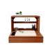 Escrivaninha Suspensa Bancada Compacta com Gaveta Mesa para Notebook Madeira Natural Curupixa