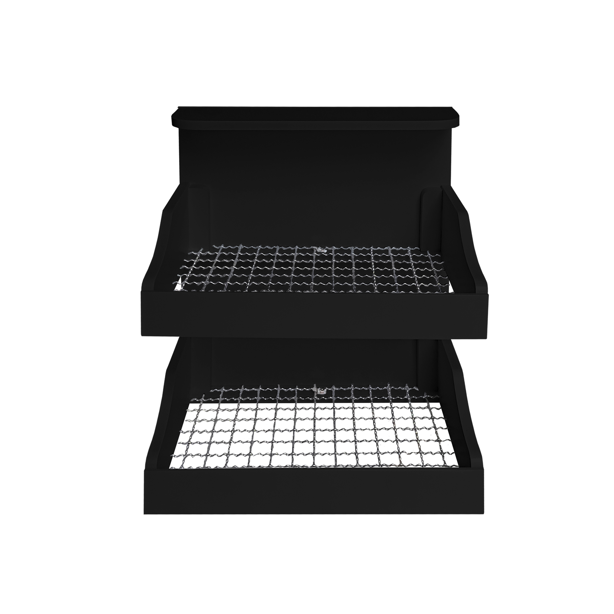 Fruteira Suspensa de Parede com Painel Porta Legumes Cozinha em Madeira Preto Laca