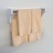 Kit Acessórios para Banheiro Conjunto 2 peças Porta Toalhas Papel Higiênico Branco Laca
