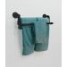 Kit Acessórios para Banheiro Conjunto 3 peças Porta Toalhas Papel Cabideiro Estilo Industrial Preto Laca