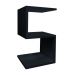 Mesa "S" Lateral de Apoio ou Mesa de Cabeceira Preto Laca