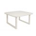 Mesa De Centro Lateral De Apoio Para Sala Estar Square Off White Laca