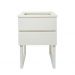 Mesa de Cabeceira Lateral de Apoio Penteadeira Square Branco Laca