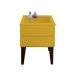 Mesa de Cabeceira Penteadeira Mesa Lateral de Apoio - Amarelo Laca