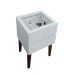 Mesa de Cabeceira Penteadeira Mesa Lateral de Apoio - Branco Laca