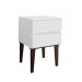Mesa de Cabeceira Penteadeira Mesa Lateral de Apoio - Branco Laca