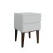 Mesa de Cabeceira Penteadeira Mesa Lateral de Apoio - Off White Laca
