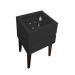 Mesa de Cabeceira Penteadeira Mesa Lateral de Apoio - Preto Laca