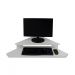 Mesa para Computador Monitor de Canto Suspenso Branco