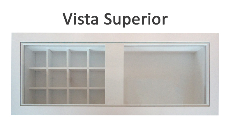 Penteadeira Aparador Suspenso para Maquiagem Quarto Branco Laca