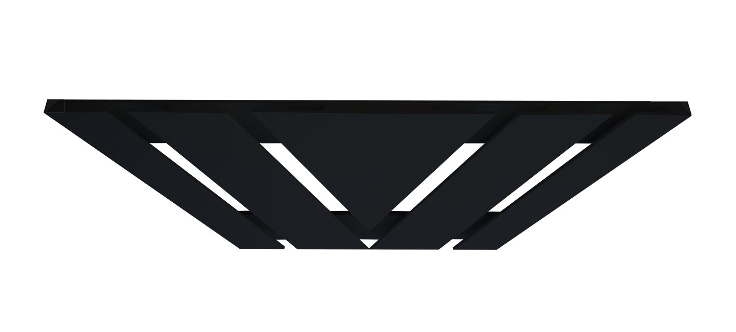 Porta Taças 30° Suporte de Parede Decorativo para Adegas Bar Preto Laca