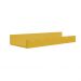 Prateleira Adega New Suporte de Parede Decorativo para Vinhos e Garrafas - Amarelo Laca