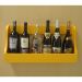 Prateleira Adega Suporte de Parede Decorativo para Vinhos e Bebidas - Amarelo Laca